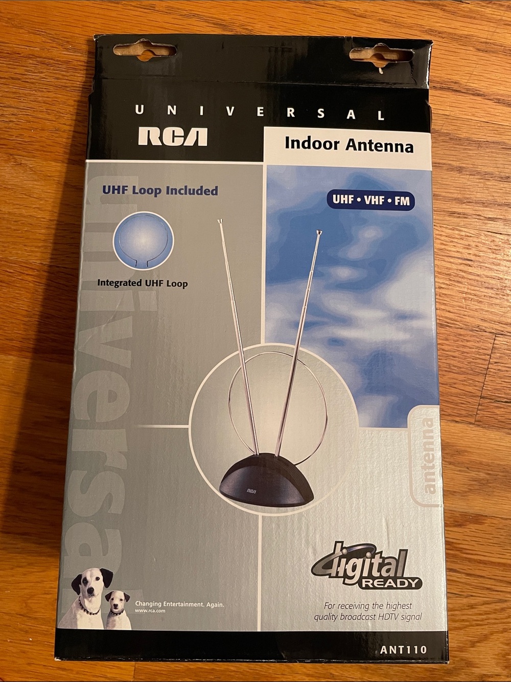 RCA Indoor TV Antenna – Black